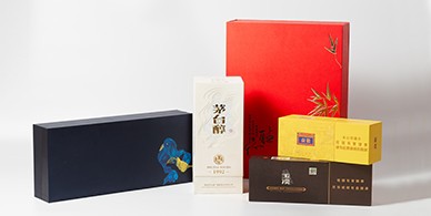 High end wine box packaging paper